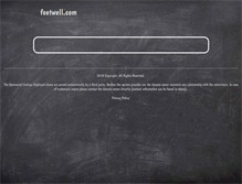 Tablet Screenshot of feetwell.com